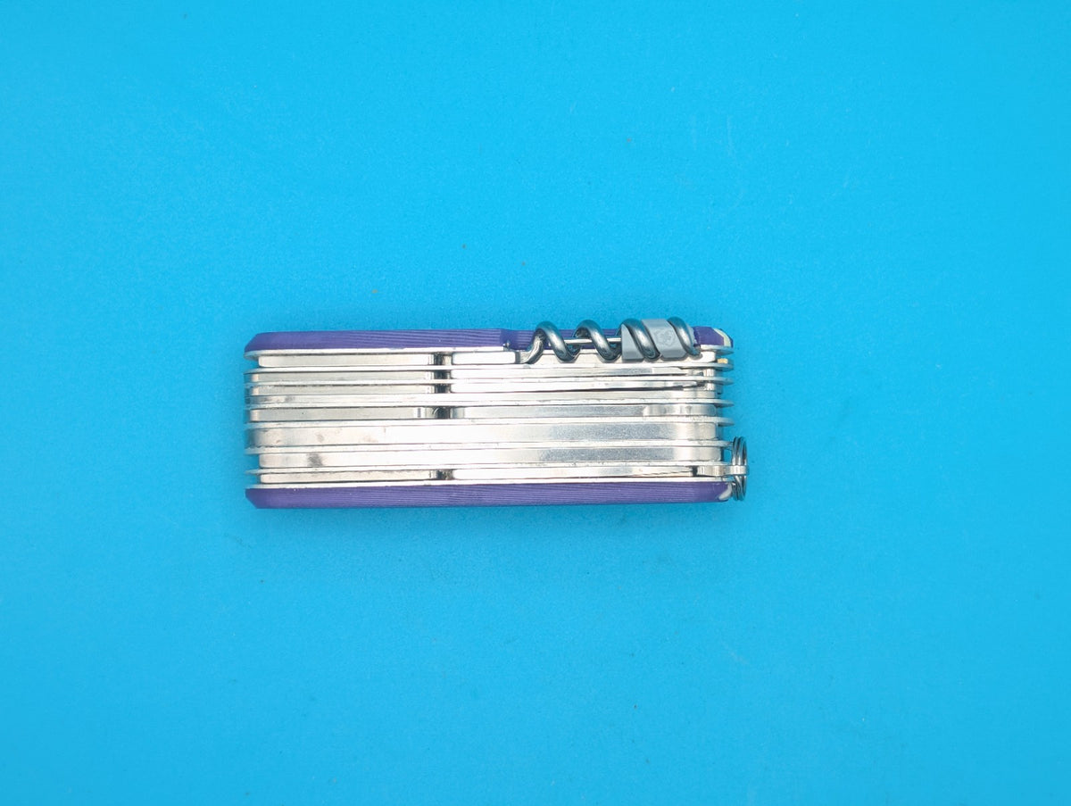 Custom Victorinox SwissChamp Electric Purple Glow in the Dark Knife Multi-Tool!