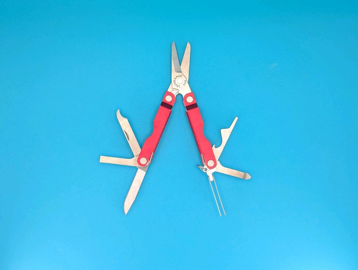 Leatherman Micra Multi-Tool Knife Scissors Key Ring! MIXED COLORS! LOT OF 5!