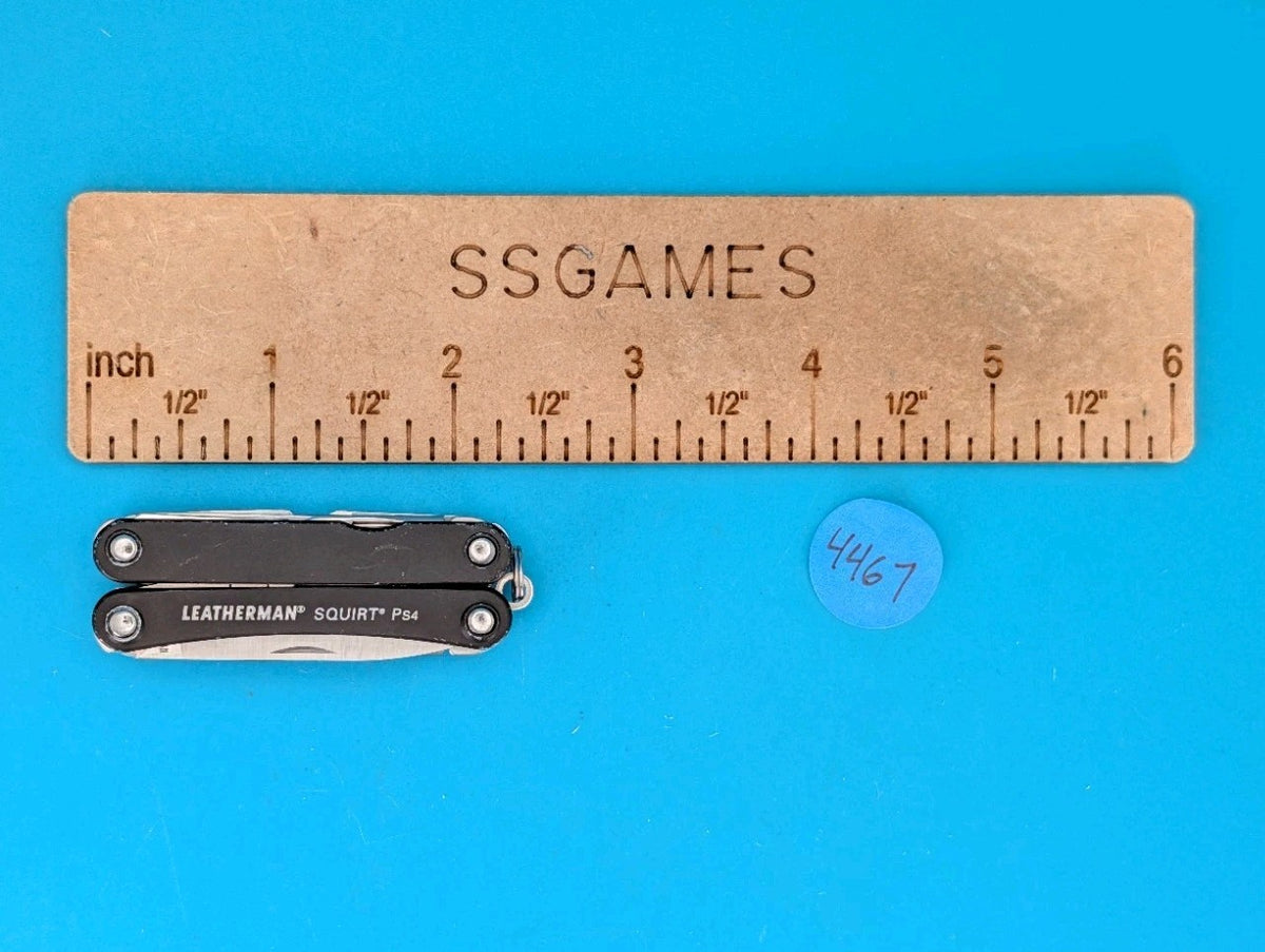 Leatherman Squirt PS4 Multi-Tool With Pliers Scissors Knife Black