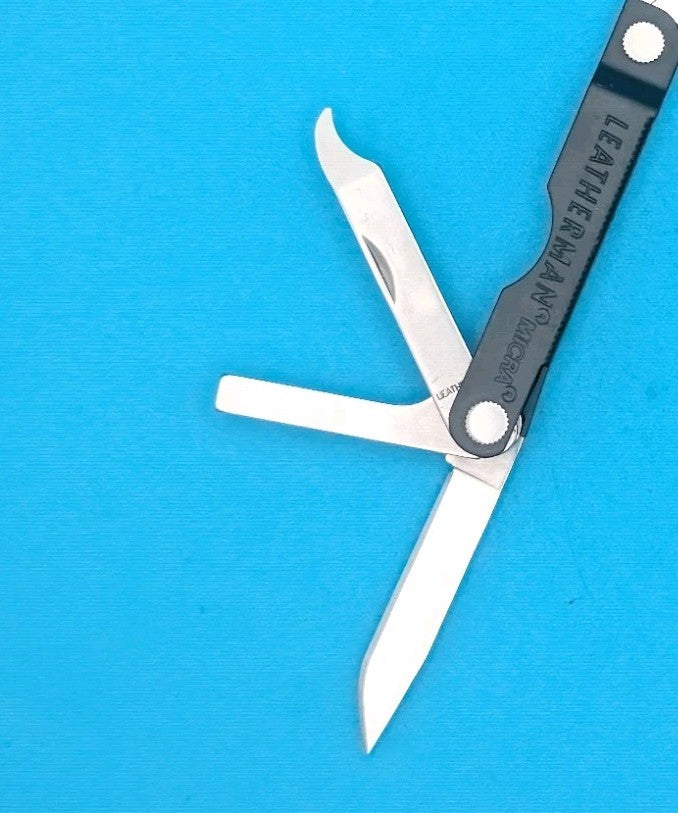 Leatherman Micra Multi-Tool, Knife, Scissors, Key Ring, Black!