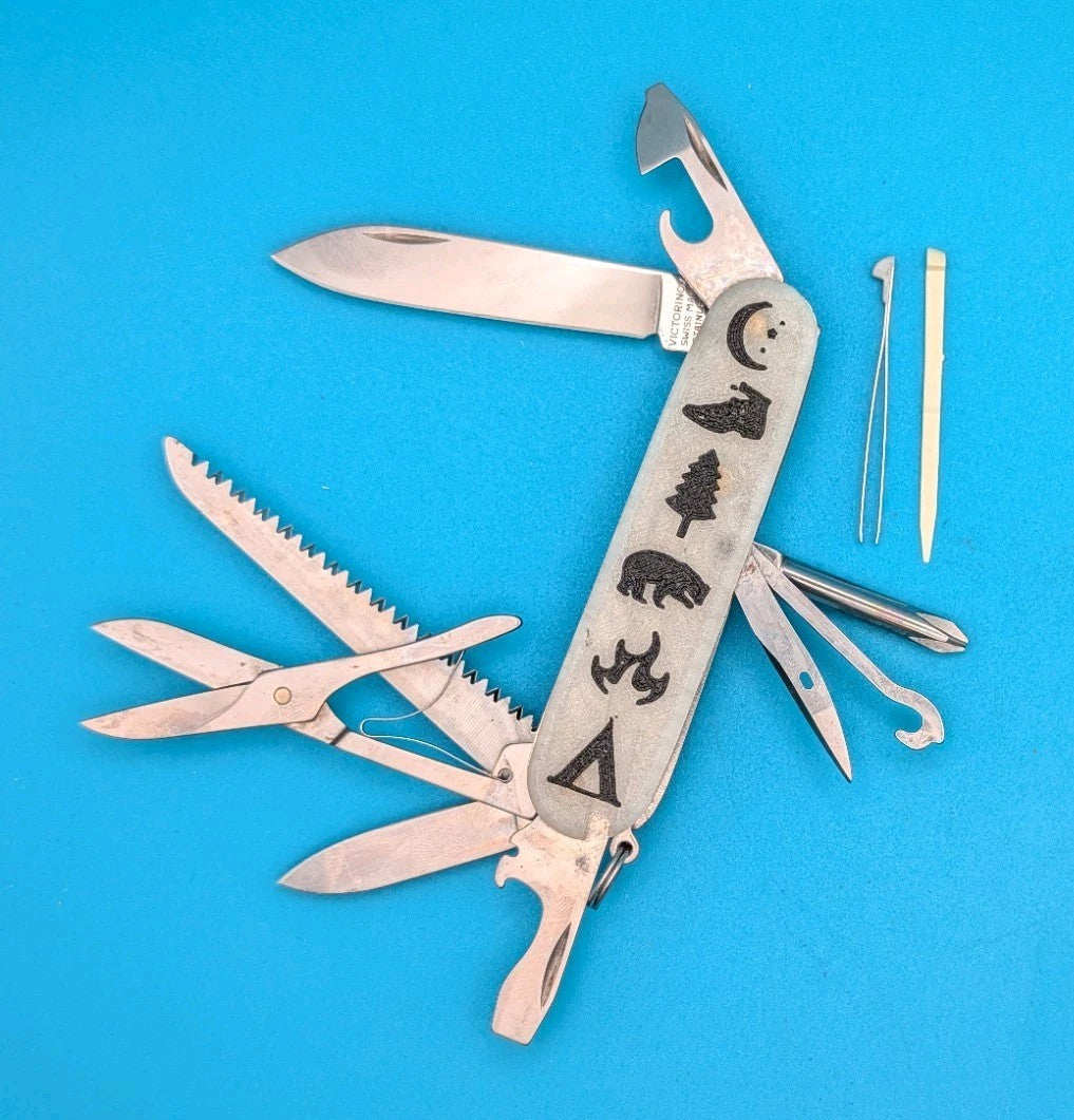 Custom Victorinox Fieldmaster Glow in the Dark Swiss Army Knife Multi Tool!