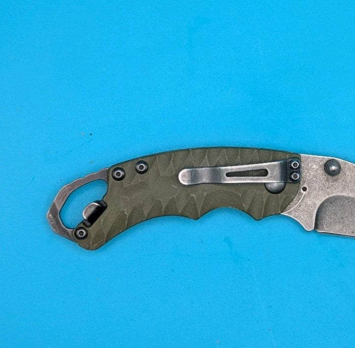 Kershaw 8750TOLBW Shuffle Linerlock Olive Green Folding Knife Pocket Folder
