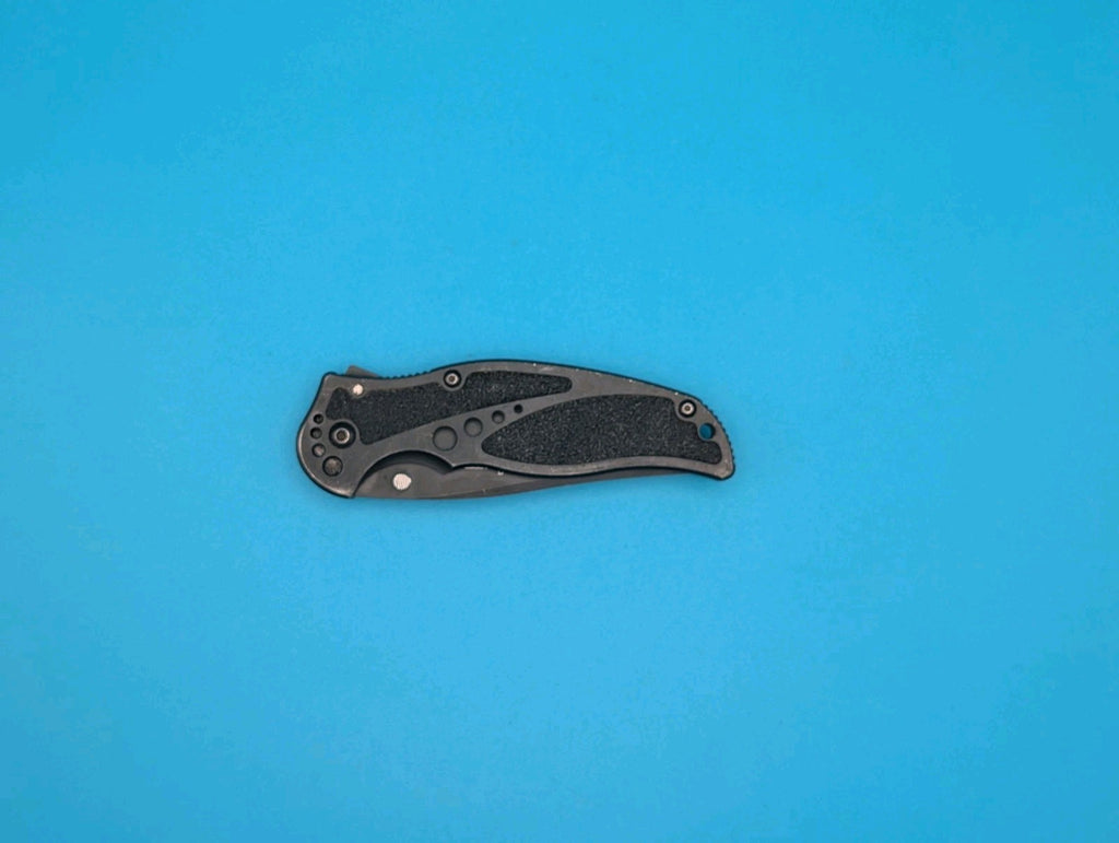Retired Kershaw Storm 1470BLK Plain Edge Folding Pocket Knife! Black!