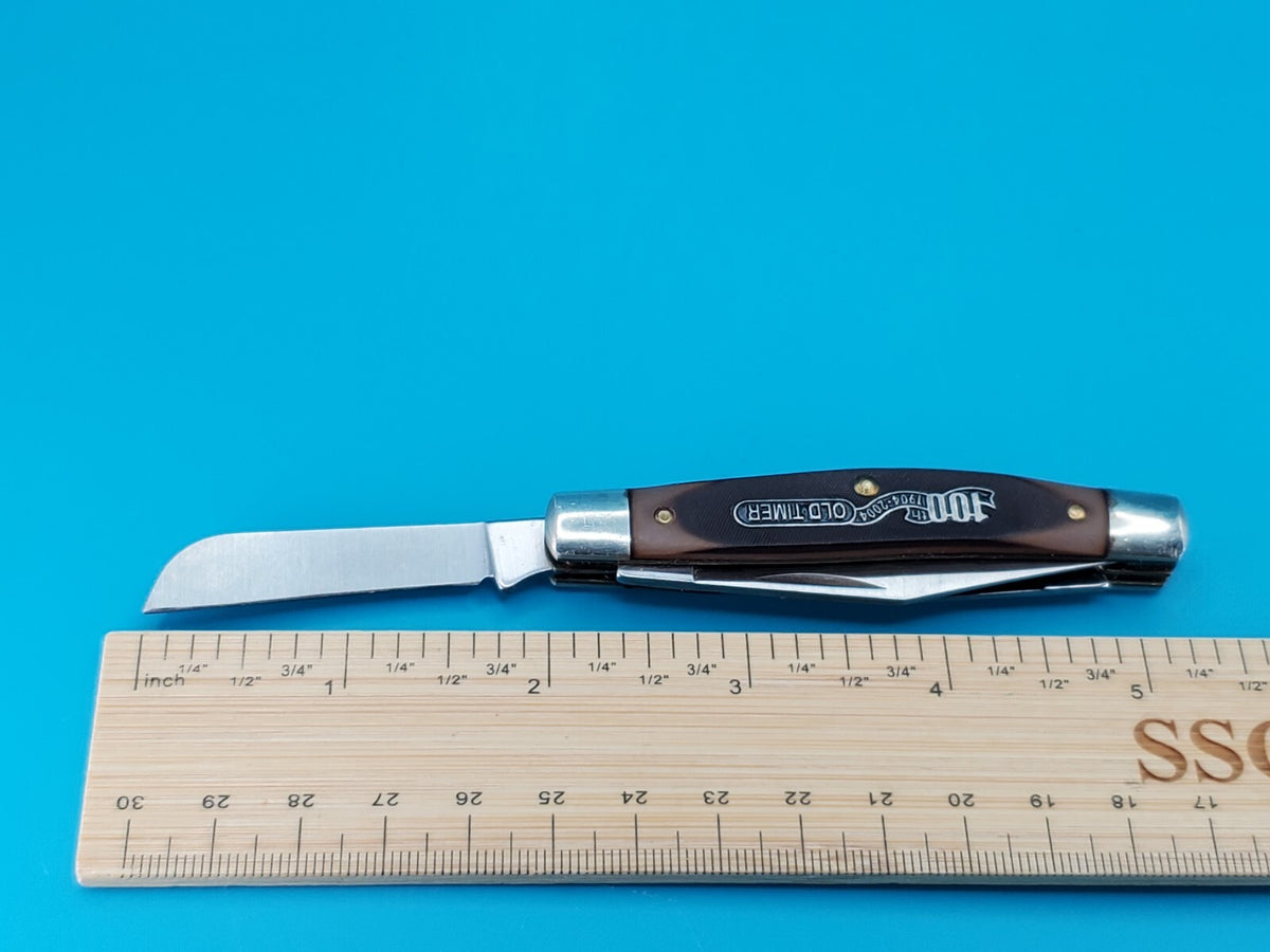 Vintage Schrade USA 340T 100th Anniversary 1904-2004 Three Blade Pocket Knife!