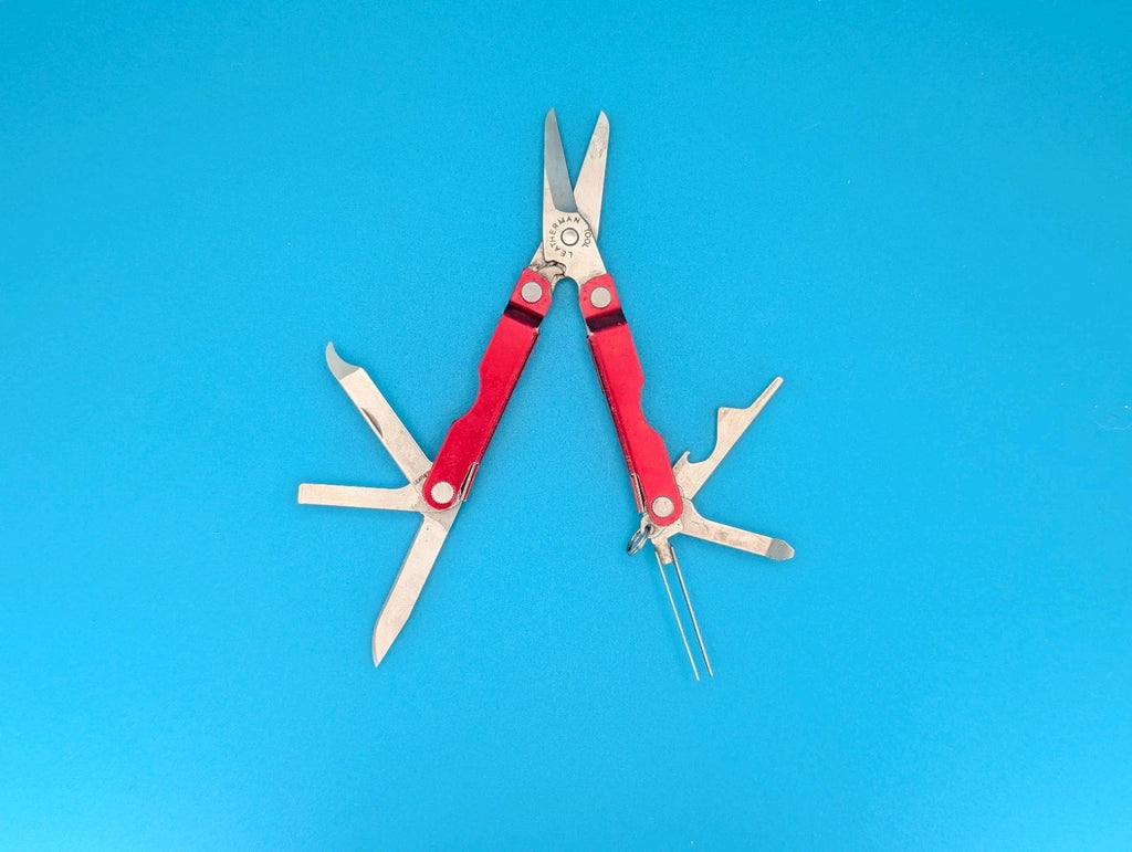 Leatherman Micra Multi-Tool Knife Scissors Key Ring! MIXED COLORS! LOT OF 5!