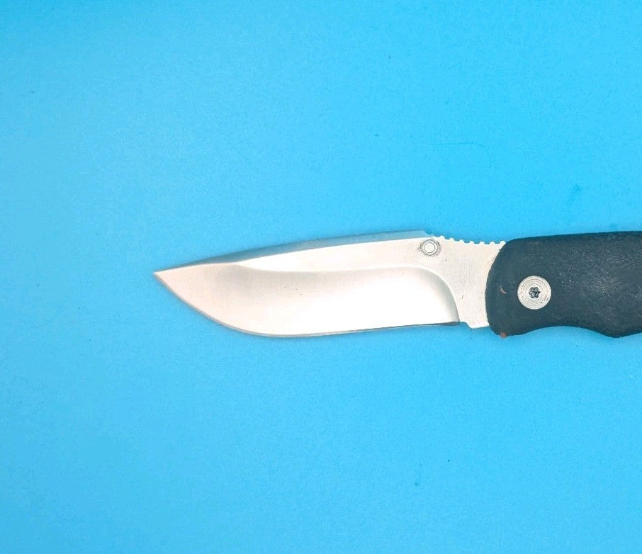 Outdoor Edge Black Handle Lockback Folding Pocket Knife Used