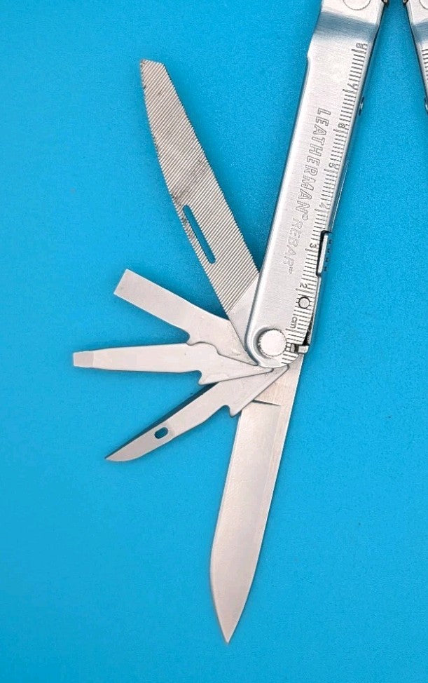 Leatherman Rebar Knife Multi-Tool! Stainless! USED