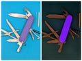 Victorinox Huntsman Electric Purple Glow in the Dark Swiss Army Knife! 91mm