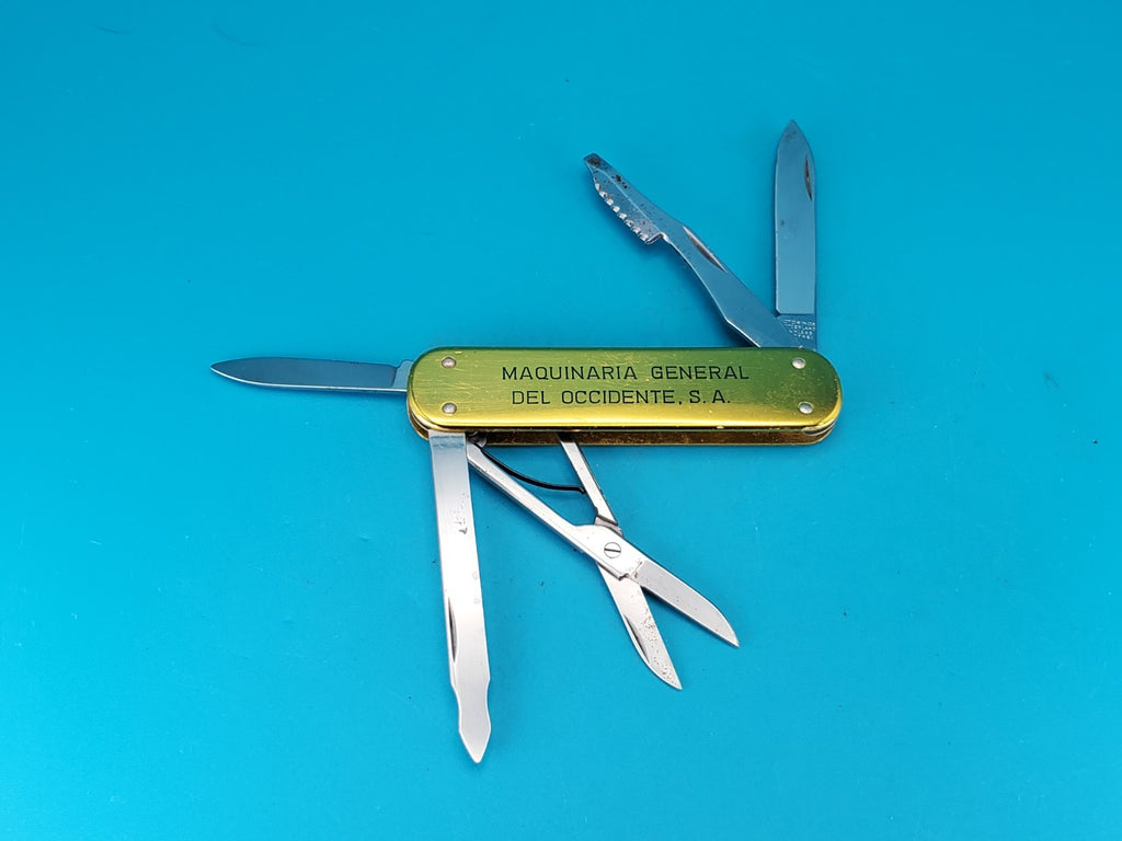 Victorinox Gold Alox Executive Swiss Army Knife, RED! FREE SHIPPING! RETIRED!