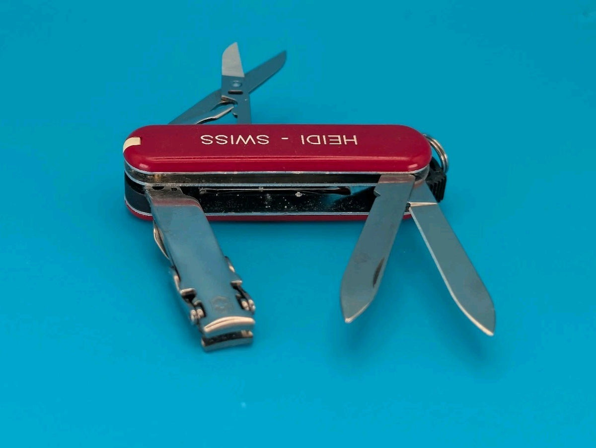 Victorinox Swiss Army Knife - Key Chain - Nail Clip 580 - Red! *HEIDI - SWISS*