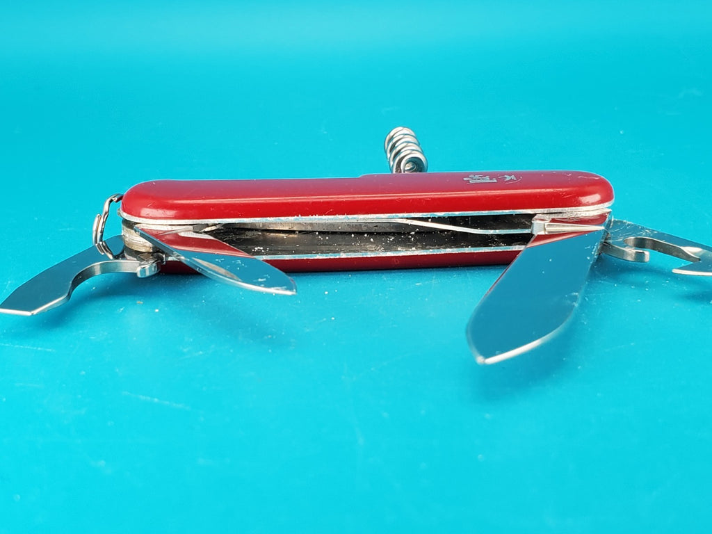 Vintage Victorinox Economy Recruit Swiss Army Knife Multi Tool, 84mm