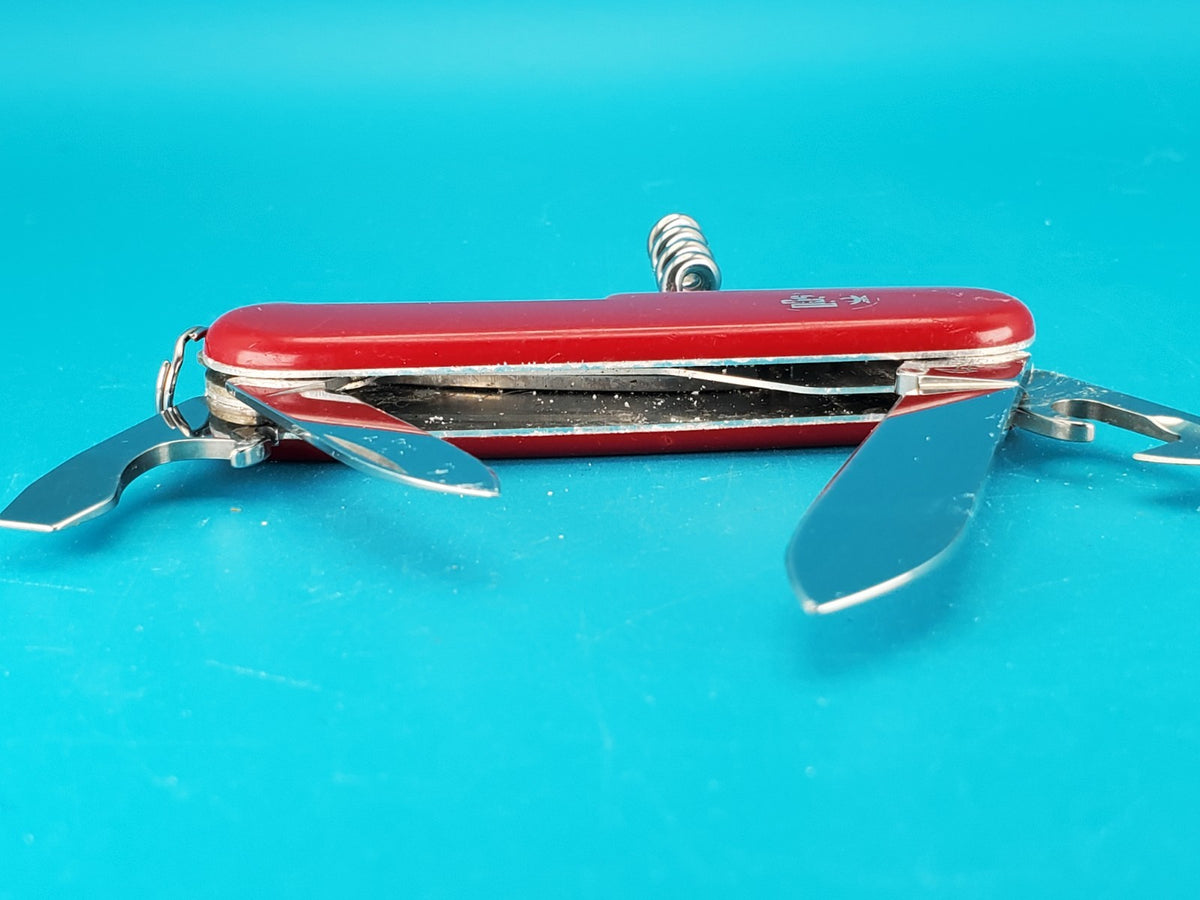 Vintage Victorinox Economy Recruit Swiss Army Knife Multi Tool, 84mm
