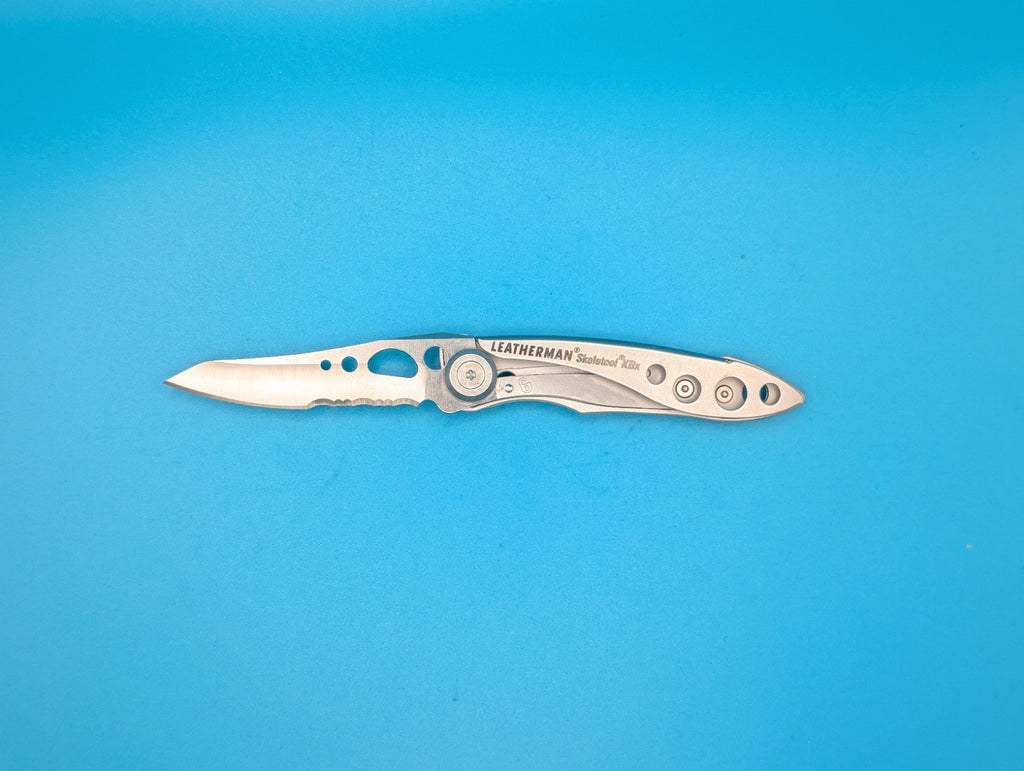 Leatherman Skeletool KBX Pocket Knife w/ Bottle Opener, SILVER!