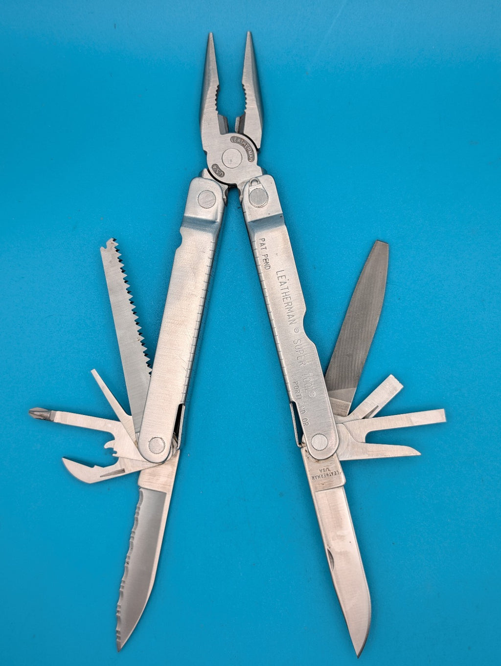 LEATHERMAN Super TOOL Multi Function Tool PLIERS, Stainless! 01/99 DATE