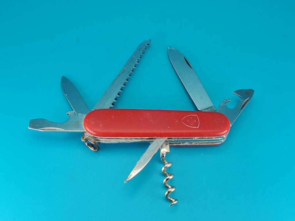 Victorinox Economy Camper Red Swiss Army Knife Multi Tool!