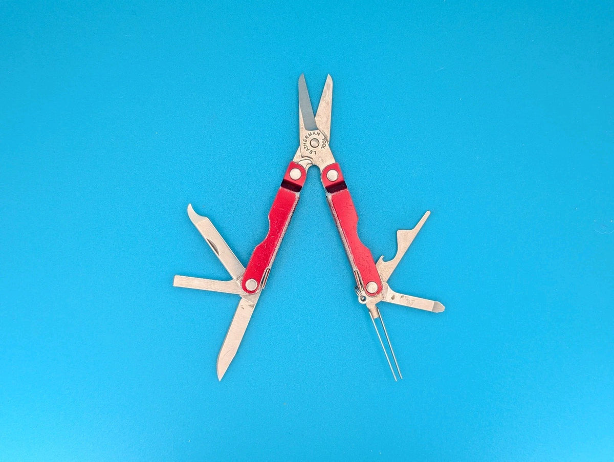Leatherman Micra Multi-Tool Knife Scissors Key Ring! MIXED COLORS! LOT OF 5!
