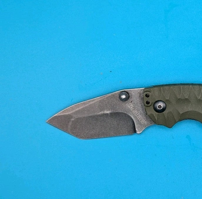 Kershaw 8750TOLBW Shuffle Linerlock Olive Green Folding Knife Pocket Folder