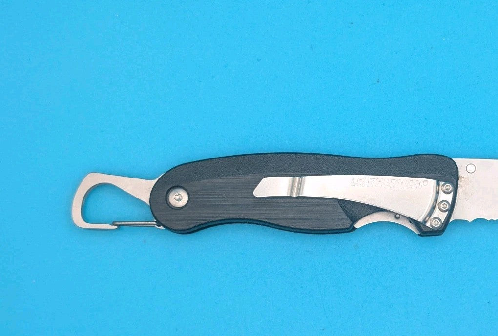 Leatherman Crater C33X Combo Edge Pocket Knife! Black!