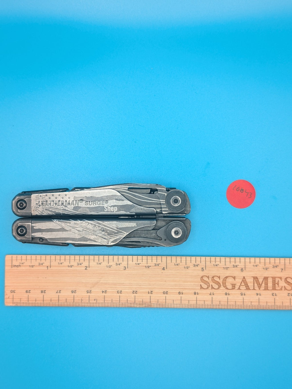 Leatherman Surge Heavy Duty Multi-Tool! GOOD WORKING CONDITION! BLACK OXIDE!