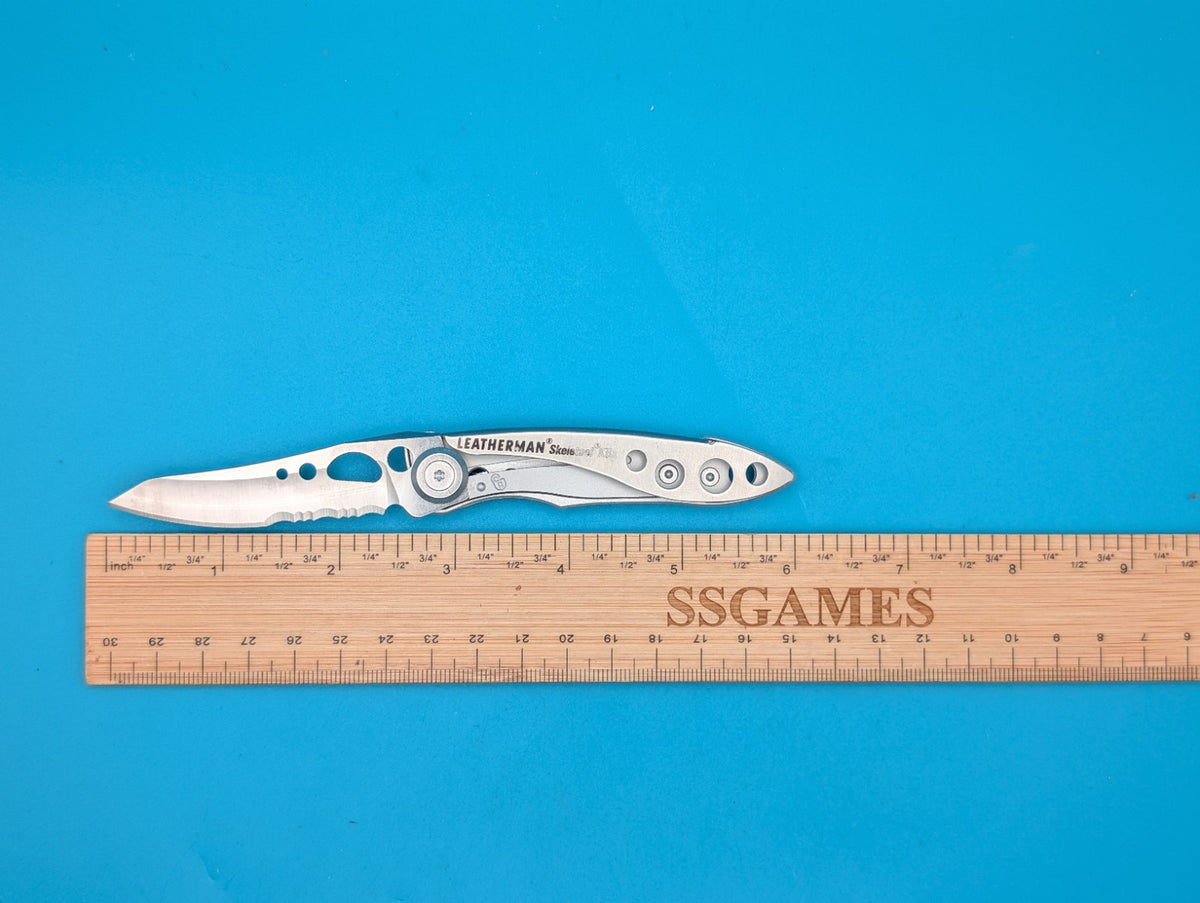 Leatherman Skeletool KBX Pocket Knife w/ Bottle Opener, SILVER!