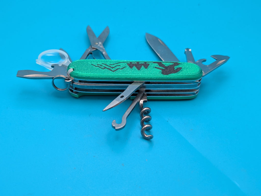 Custom Victorinox Explorer Swiss Army Knife Multi Tool!
