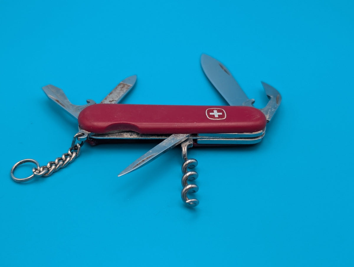 Wenger Commander Red Swiss Army Knife Multi Tool!