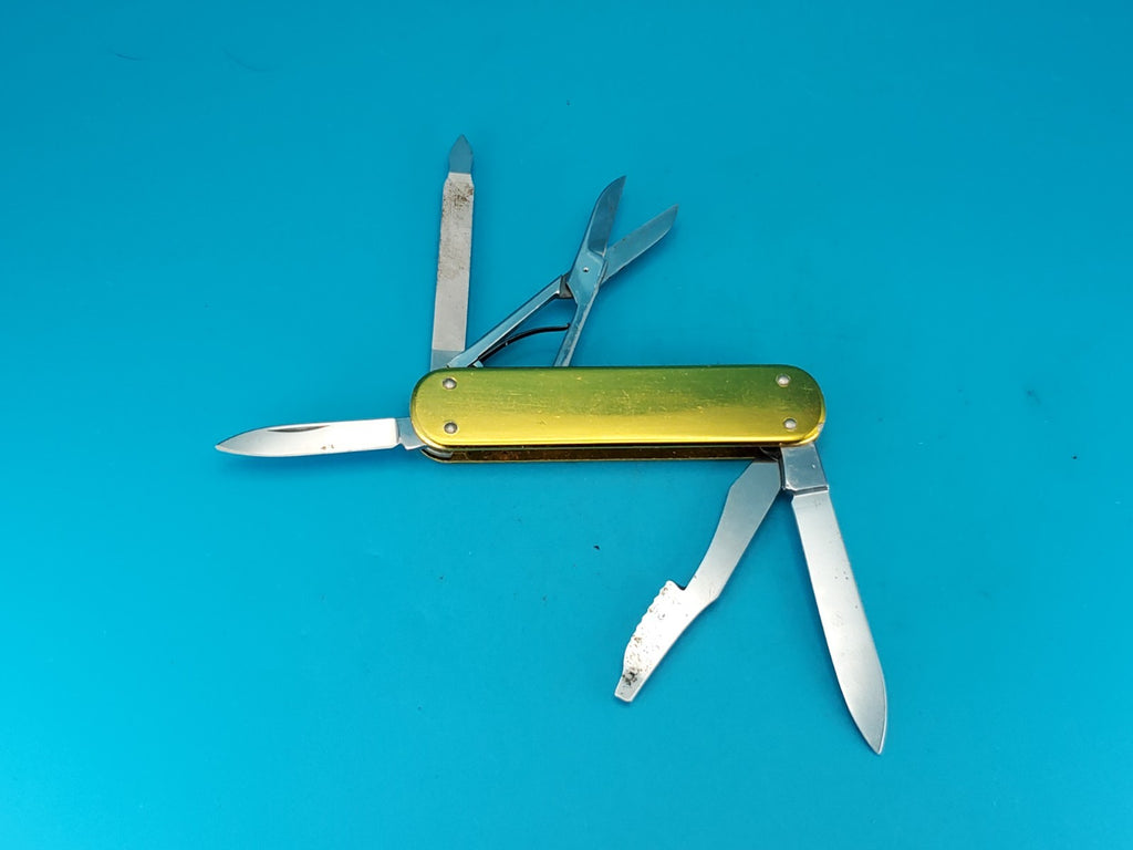 Victorinox Gold Alox Executive Swiss Army Knife, RED! FREE SHIPPING! RETIRED!