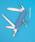 Custom Victorinox Hiker Nebula Purple Swiss Army Knife Multi Tool!