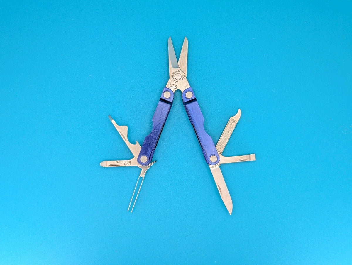 Leatherman Micra Multi-Tool Knife Scissors Key Ring! MIXED COLORS! LOT OF 5!