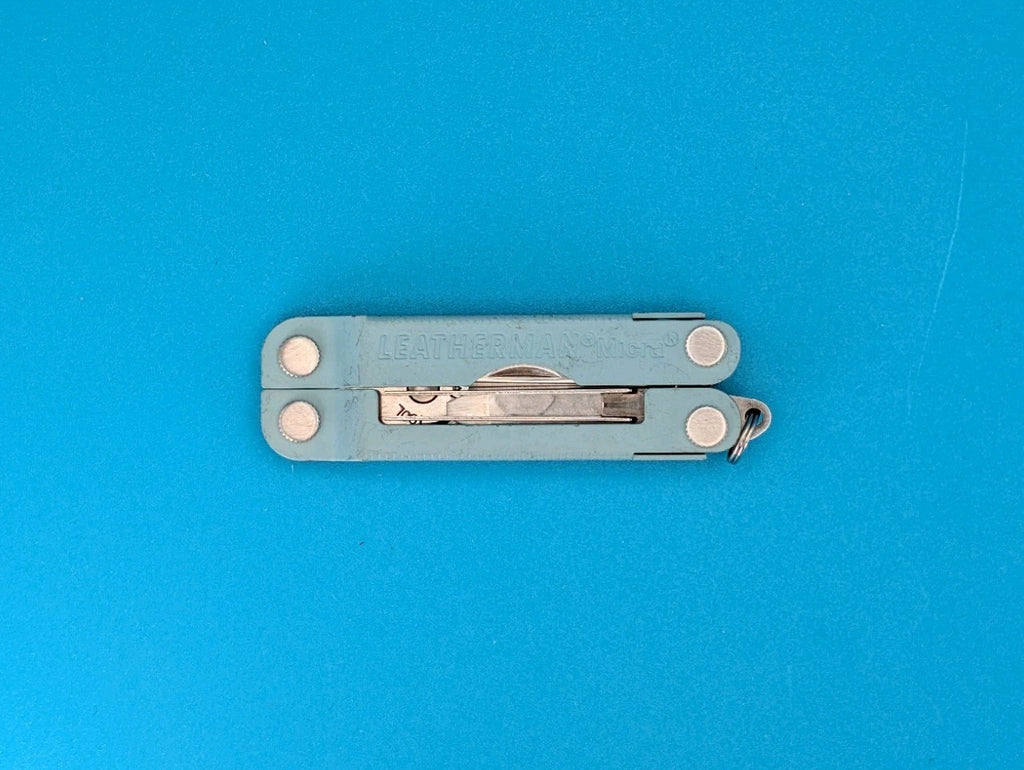 Leatherman Micra Multi-Tool, Knife, Scissors, Key Ring, Artic Blue!