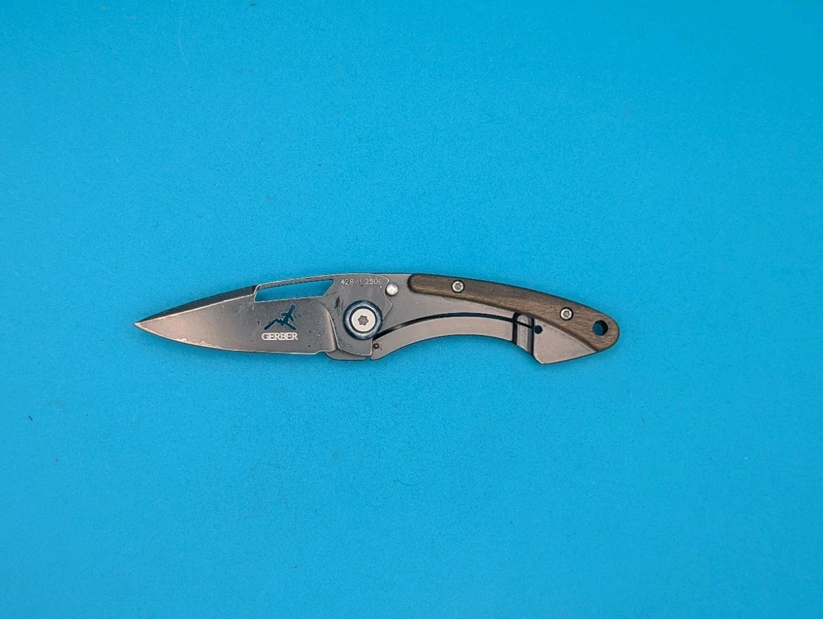Vintage Gerber Trendy Money Clip Folding Knife Italy Limited Edition 428/2500