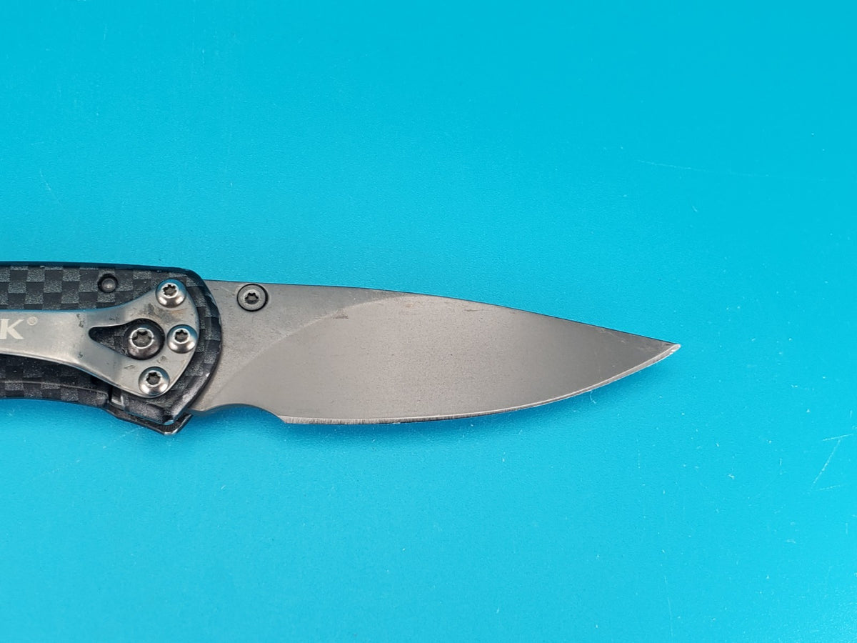 Buck Knives 327 Nobleman Carbon Fiber Folding Pocket Knife!