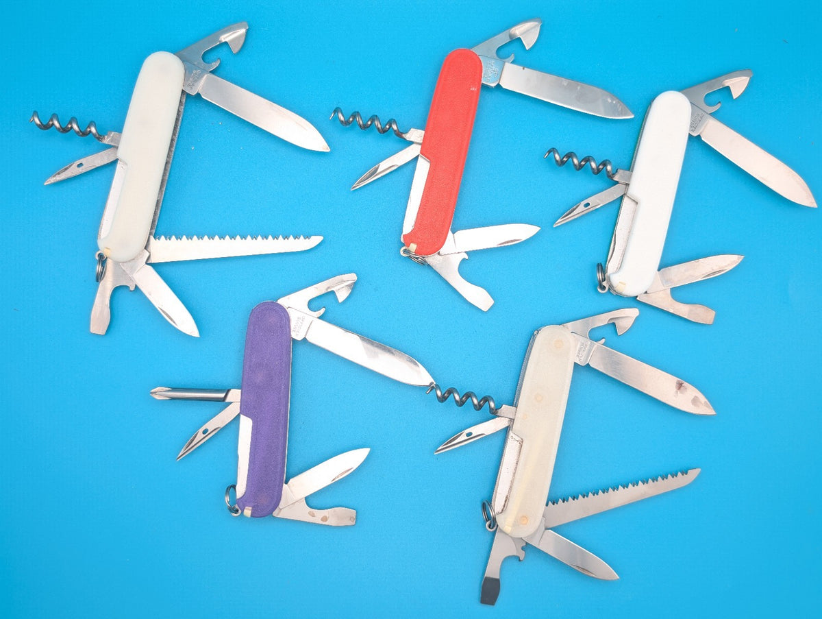 Custom Victorinox Glow in the Dark Swiss Army Knife Multi Tool! LOT OF 5!