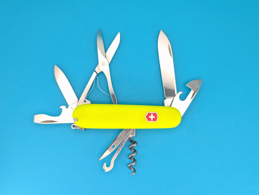 Victorinox Climber Stayglow Swiss Army Knife Multi Tool! *ARIA DESAI*