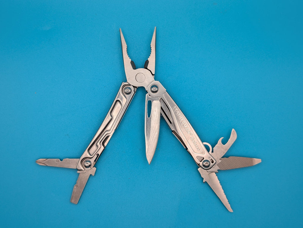 Leatherman Bolster 13 Tool Stainless Steel Multi-Tool! With Sheath!