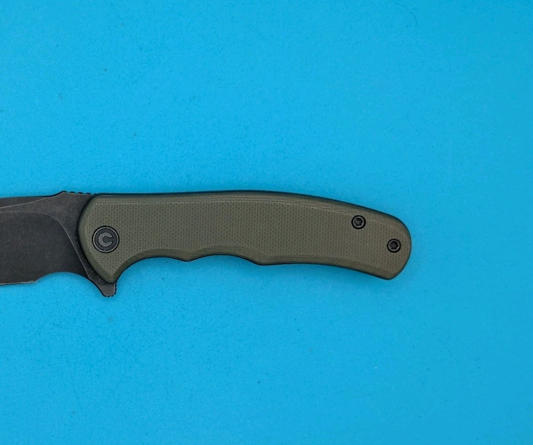 Civivi Mini Praxis Flipper Pocket Knife Liner Lock Plain Edge Blade! Olive Green