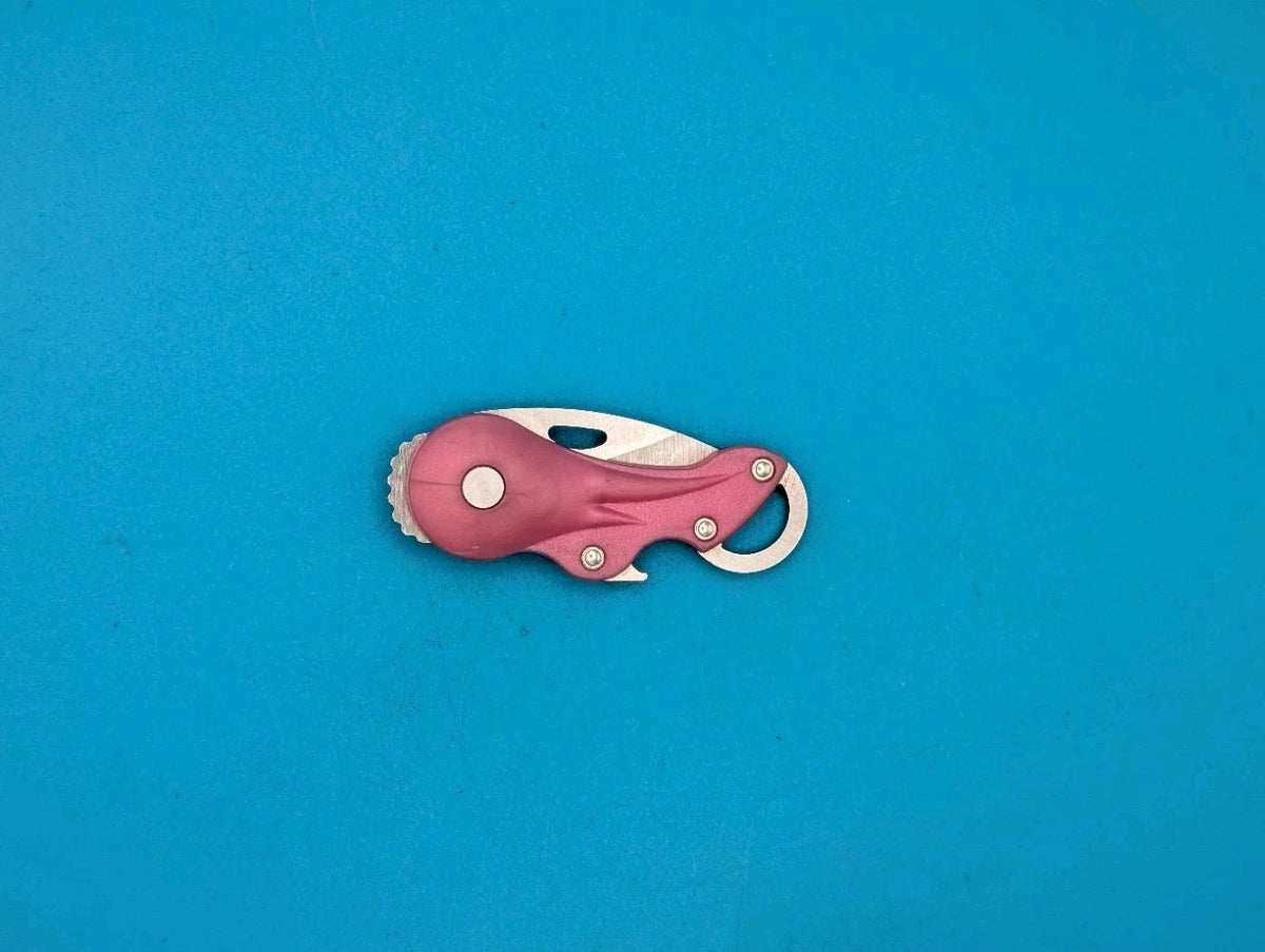 Buck Knives 756 Whittaker - Outdoor Keychain Knife Bottle Opener - Pink!