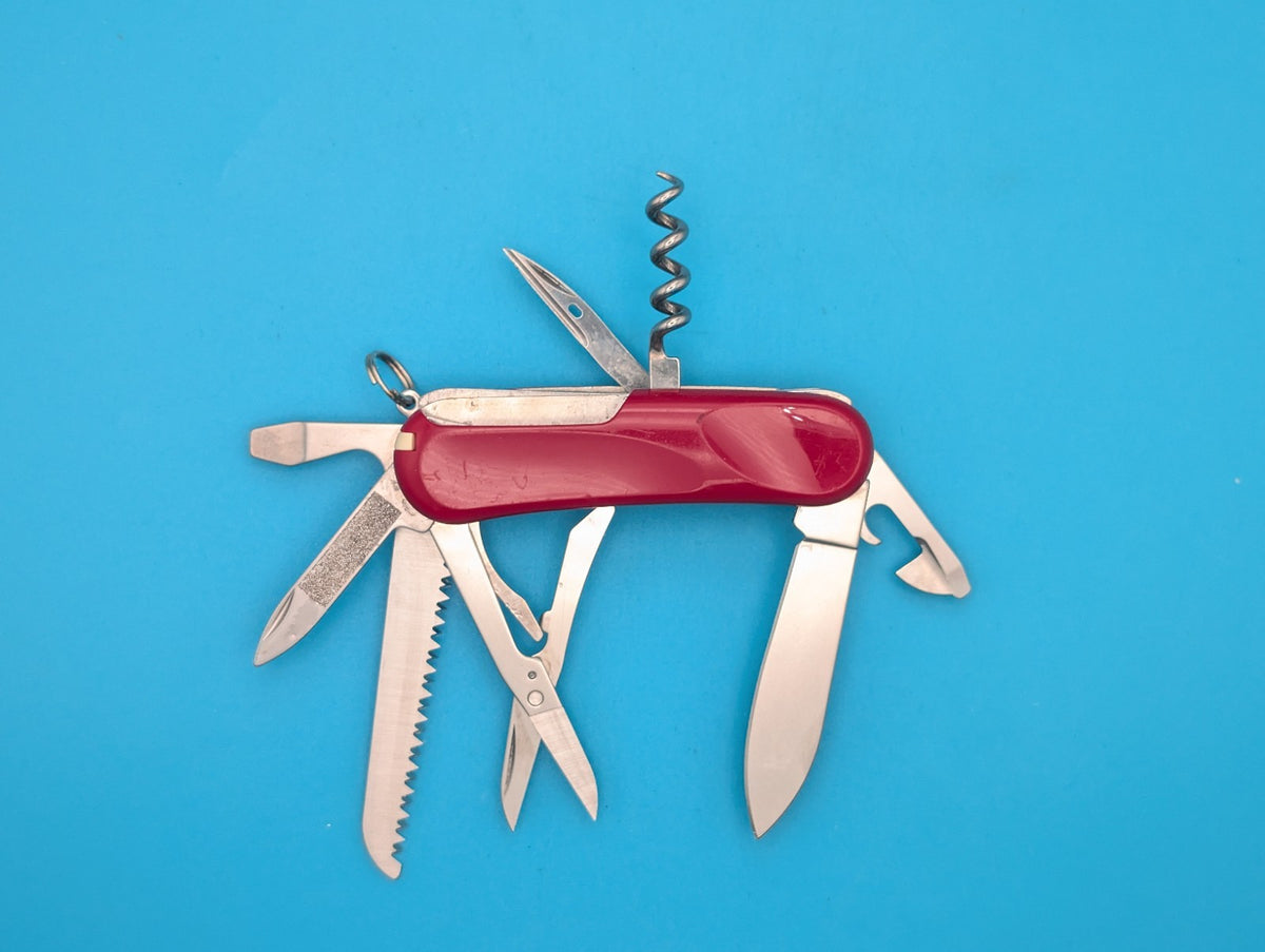 Victorinox Delemont Evo 17 Swiss Army Knife Multi Tool! 85mm Red