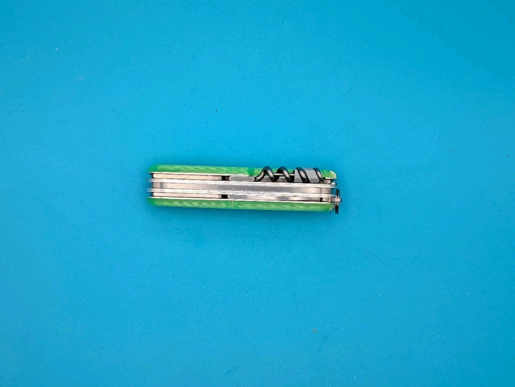 Victorinox Spartan Lite Plus Firefly Green Glow Swiss Army Knife Multi Tool!