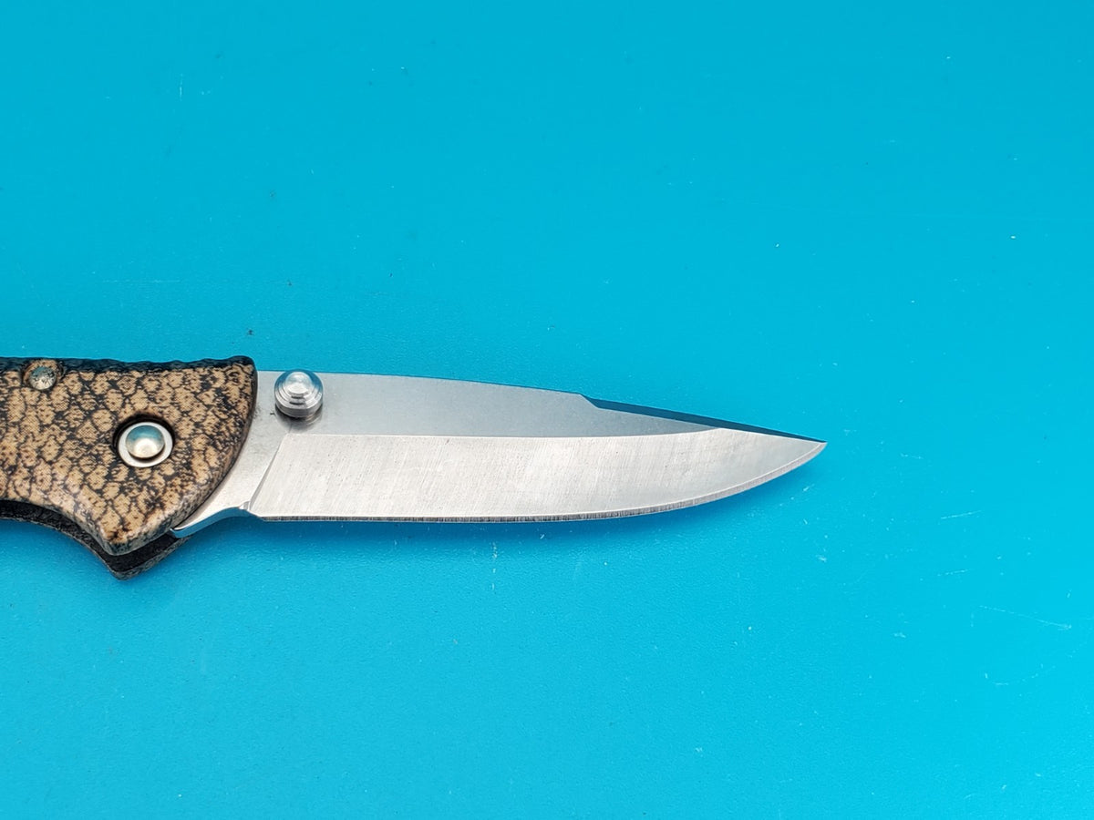 Buck USA 284 Lockback Folding Pocket Knife! COPPERHEAD SNAKE DESIGN