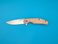 Crescent 3-1/4In Drop Point Aluminum Handle Pocket Knife CPK325A 3.25" Used
