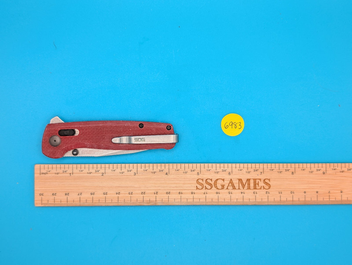 Sog Terminus XR 2.95" D2 Steel Blade Folding Knife!