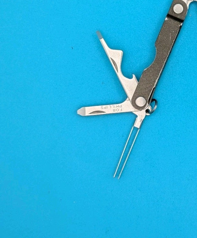 Leatherman Micra Multi-Tool, Knife, Scissors, Key Ring, Spruce!