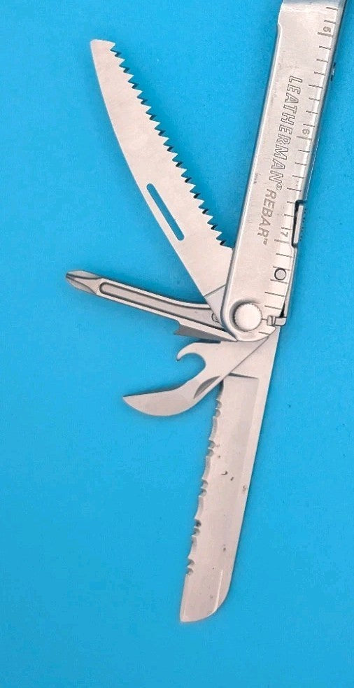 Leatherman Rebar Multi-Tool! Free Shipping! *ADVERTISING ON HANDLE/BLADE*