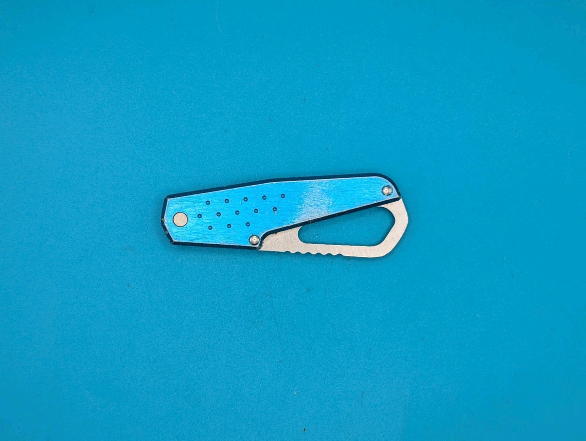 Buck Whittaker 752T Single Blade Combo Edge Pocketknife! 2003