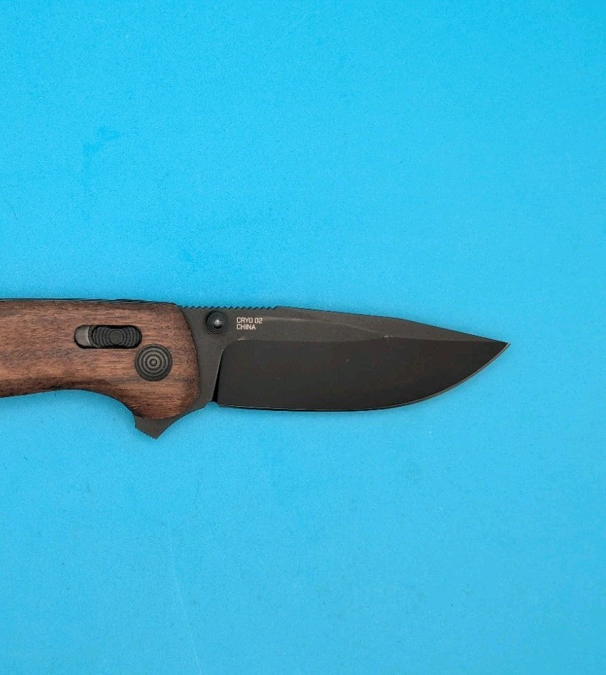 Sog Terminus XR 2.95" D2 Steel Blade Folding Knife! Wood Handle!