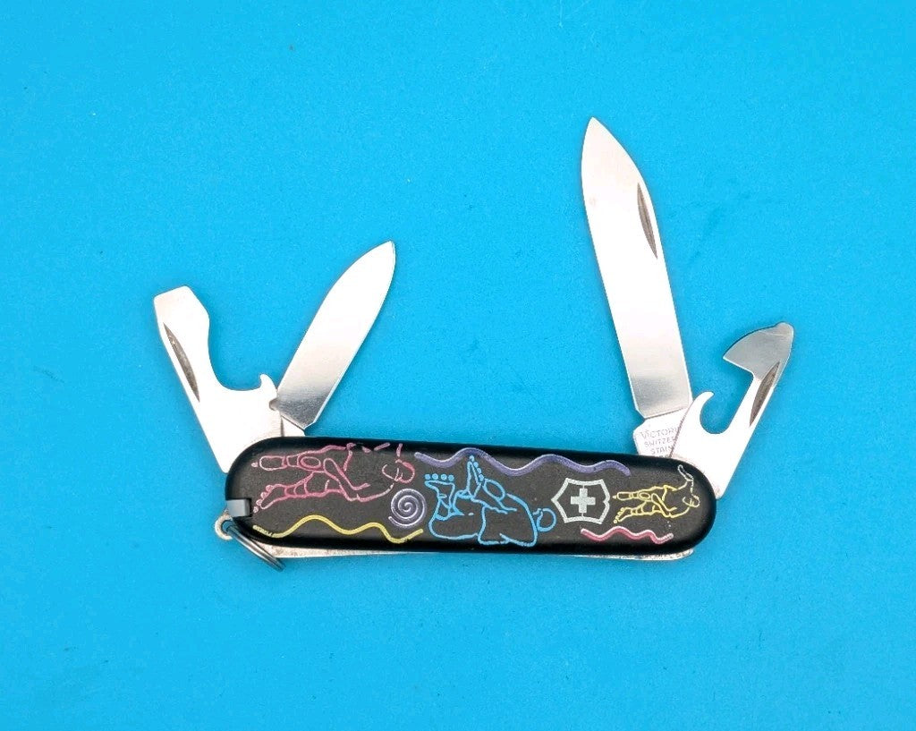 Victorinox Recruit Roller Blades Swiss Army Knife Multi Tool! 84mm