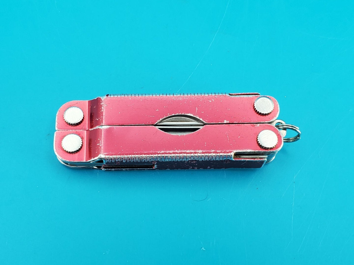 Leatherman Micra Multi-Tool, Knife, Scissors, Key Ring, Red!