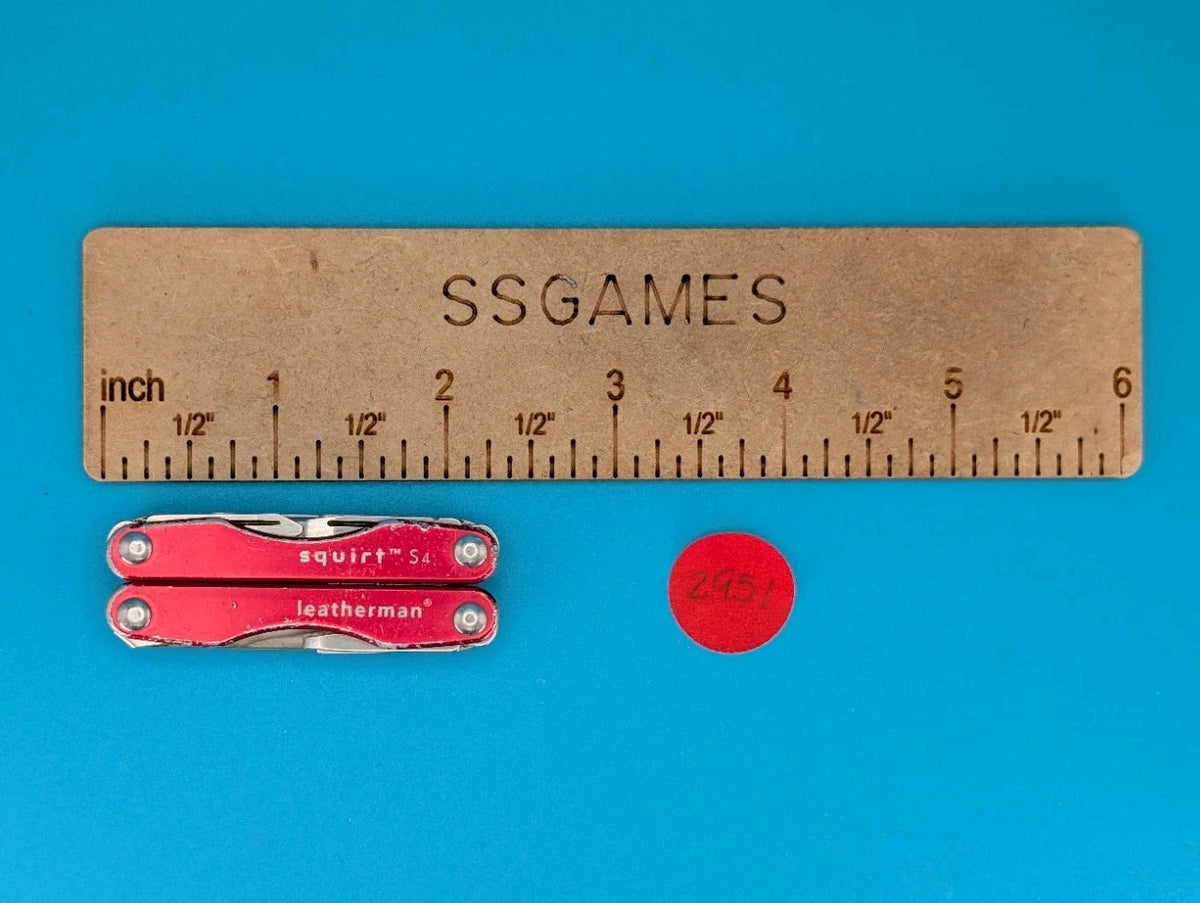Leatherman "Squirt S4" Stainless Steel Multi Tool - RED!