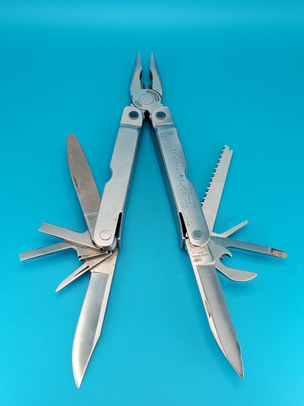 LEATHERMAN Super TOOL Multi Function Tool PLIERS, Stainless! 09/95 DATE